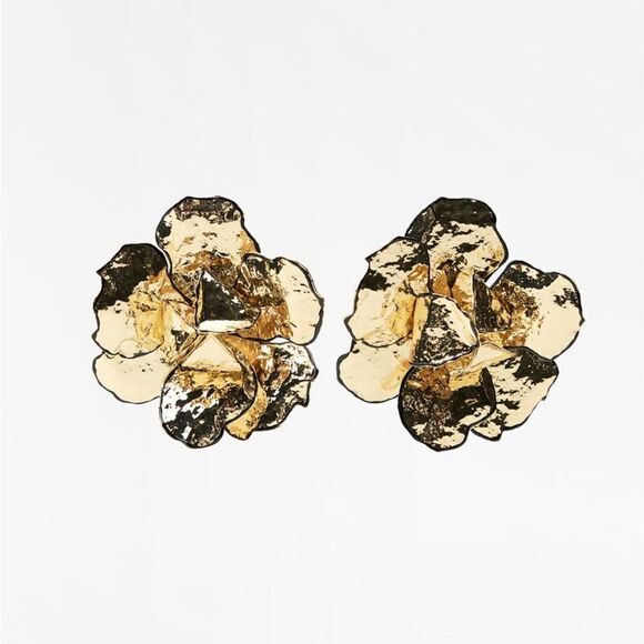 Flower statement earrings N1012 - Picture 1 of 6